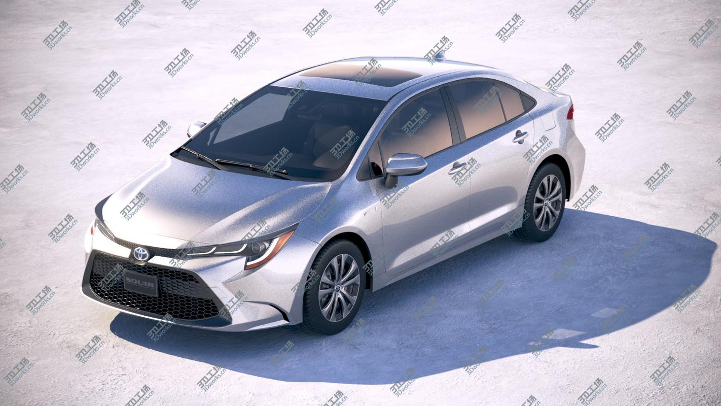 images/goods_img/202105073/Toyota Corolla sedan hybrid US 2020 3D/2.jpg